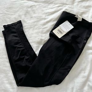 NWT Fabletics black high waisted detailed leggings